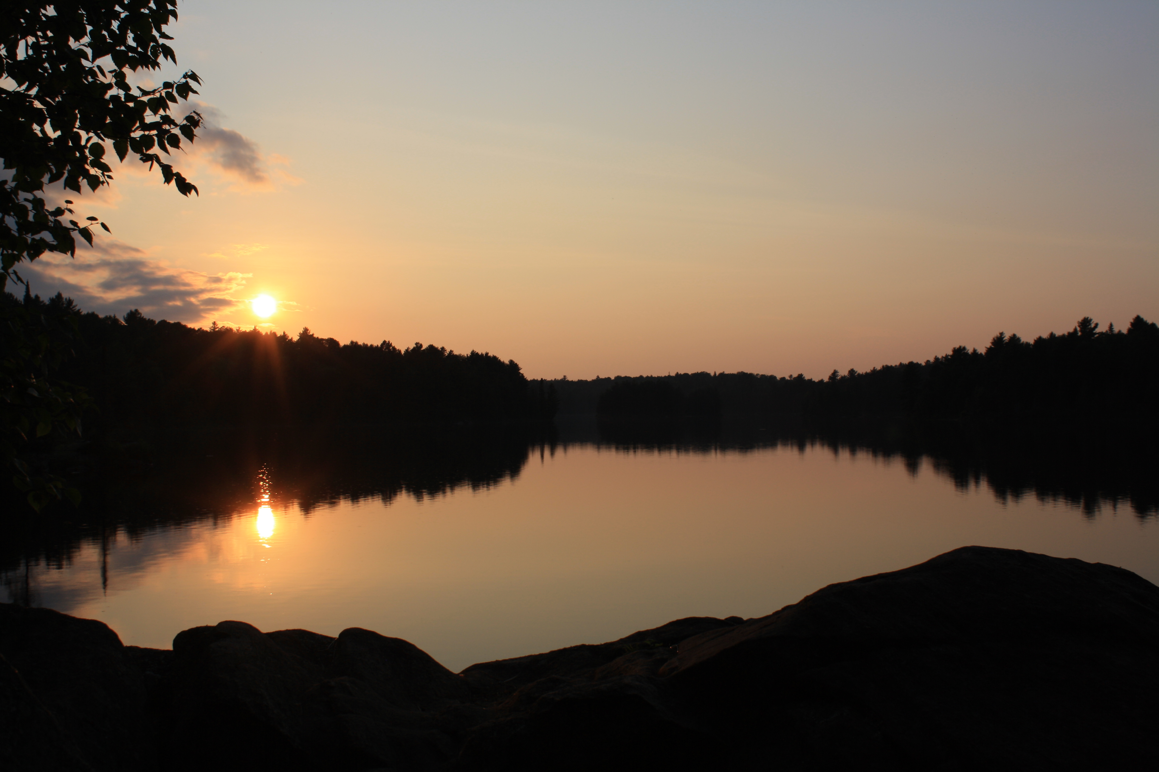Sunset in Algonquin, Canada
